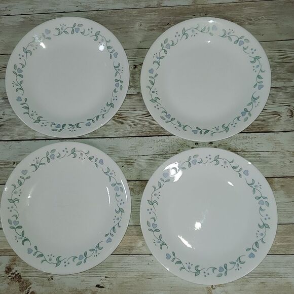 4 Corelle Vitrelle 7" Country Cottage Bread Appetizer Plates - Picture 1 of 10
